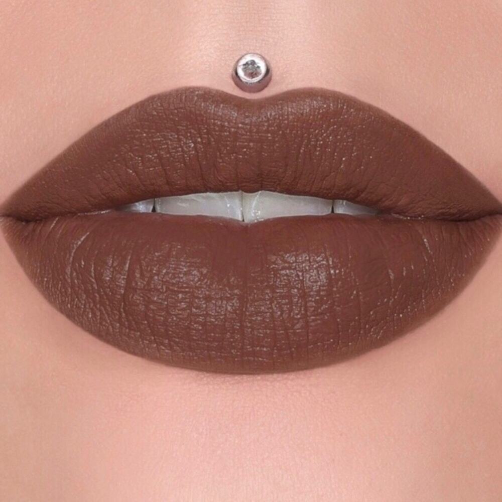 JEFFREE STAR COSMETICS NIB VELVET TRAP Lipstick DOMINATRIX Chocolate Brown